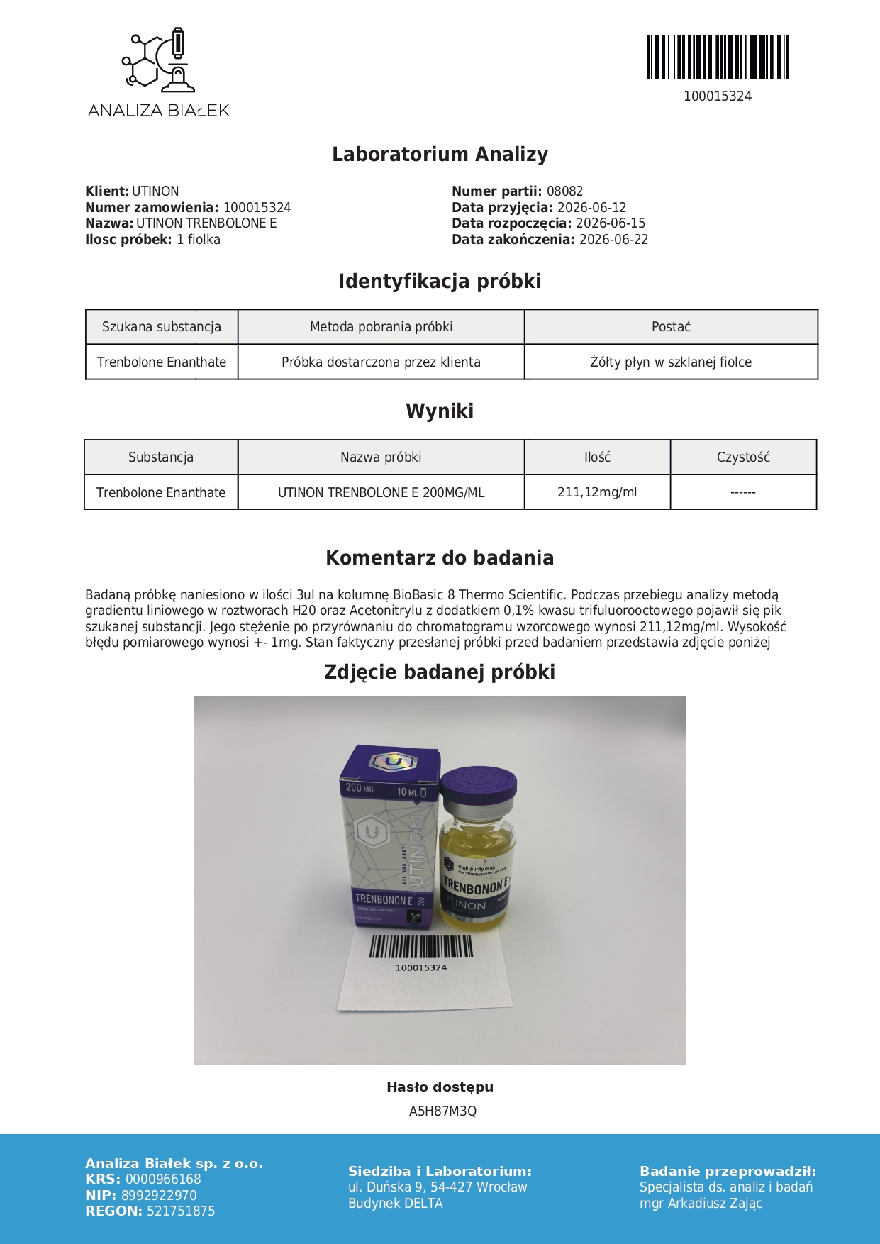 Trenbonon E - Trenbolone Enanthate 200 mg - 10 ml - Imagen 4